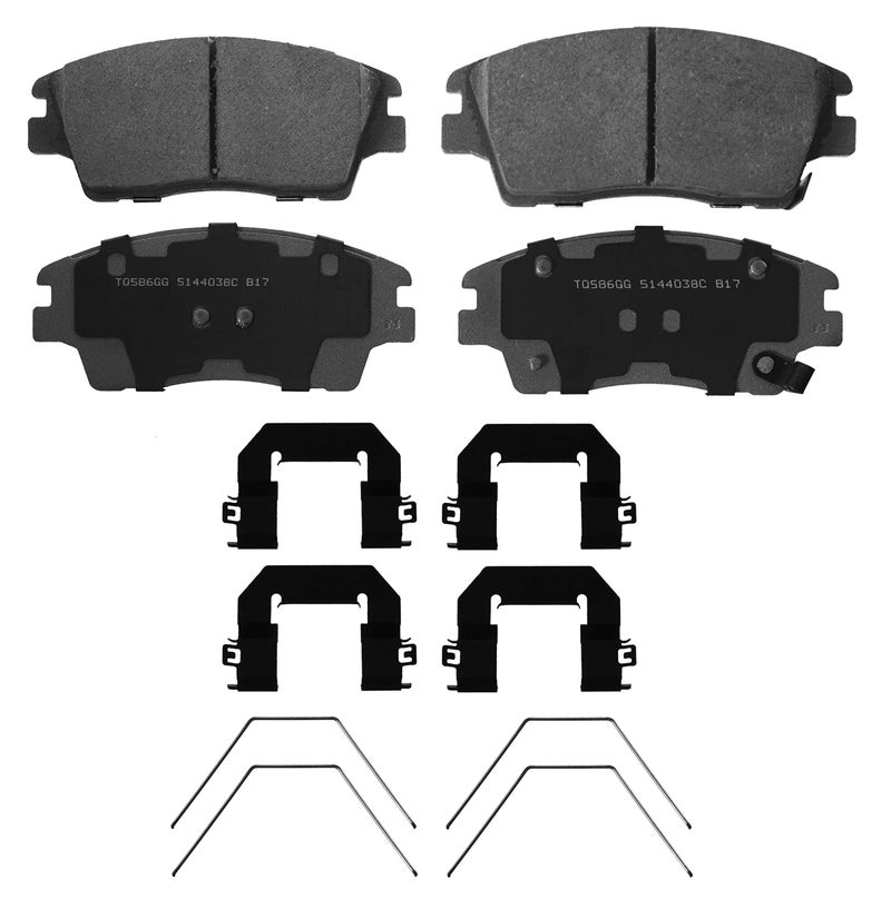 Wagner Brake ThermoQuiet QC1847 Ceramic Disc Brake Pad Set - Image 1